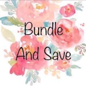 Bundle any 3 to get a special offer!!!